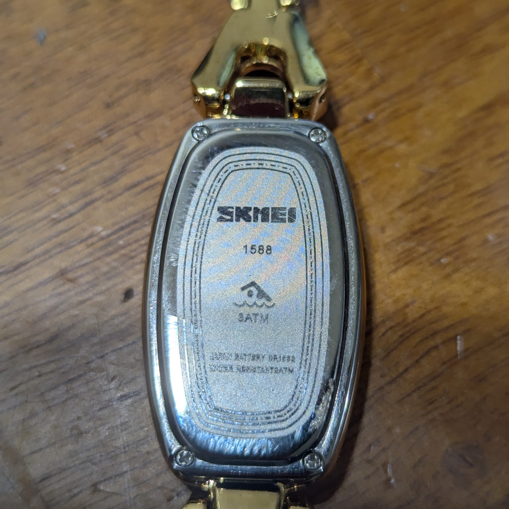 Gold-Tone Women's Digital Bracelet Smartwatch - Picture 3 of 8